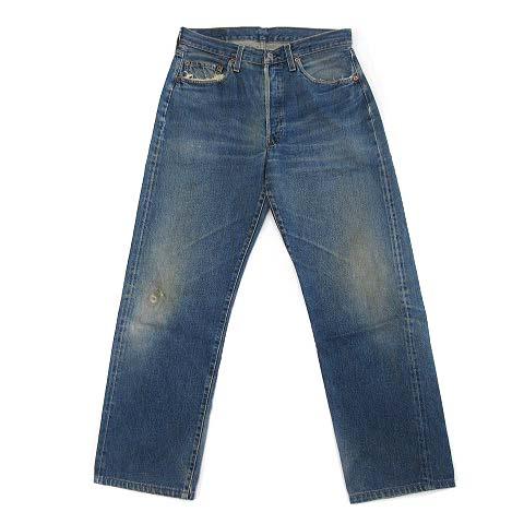 リーバイス Levi's BIGE デニムパンツ ジーンズ セルビッチ 赤耳 W34 555 バレン...