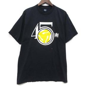 ステューシー STUSSY 2003 WORLD TRIBE TEE 45 KING キング Tシャツ MURO LEILOW RONIN 紺タグ ネイビー L 00s ヴィンテージ ☆AA★