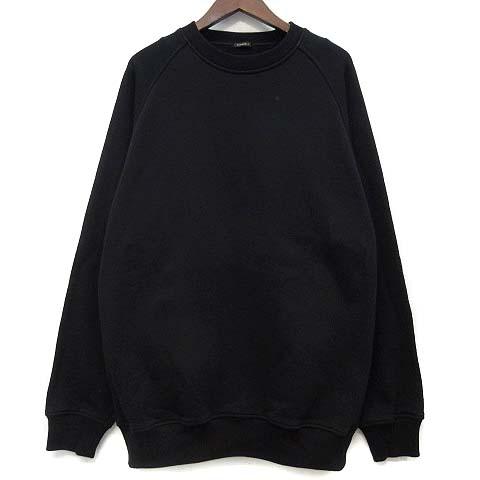 未使用品 コモリ COMOLI 2025AW コットン 裏毛 クルーネック スウェット シャツ トレ...