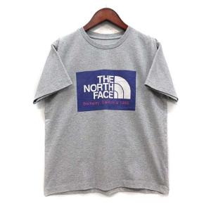 ザノースフェイス THE NORTH FACE カリフォルニアロゴ Tシャツ 半袖 NTW32155 グレー S レディース