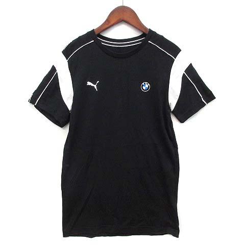 プーマ PUMA BMW MMS T7 Tシャツ コットン 半袖 ブラック 黒 XS 533367 ...