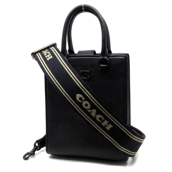 コーチ COACH トート 16 2WAY ショルダーバッグ クロスグレインレザー CJ795 ブラ...
