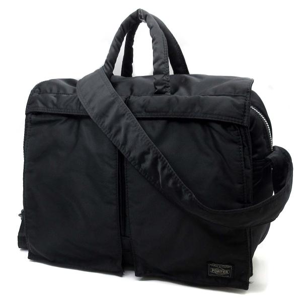 ポーター PORTER タンカー 2WAY ショルダーバッグ (S) フラップ 黒 ブラック