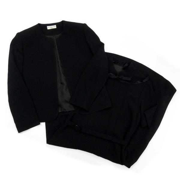 ノアールローブ Noir Robe オンワード ブラックフォーマル 喪服 スーツ セットアップ ちり...