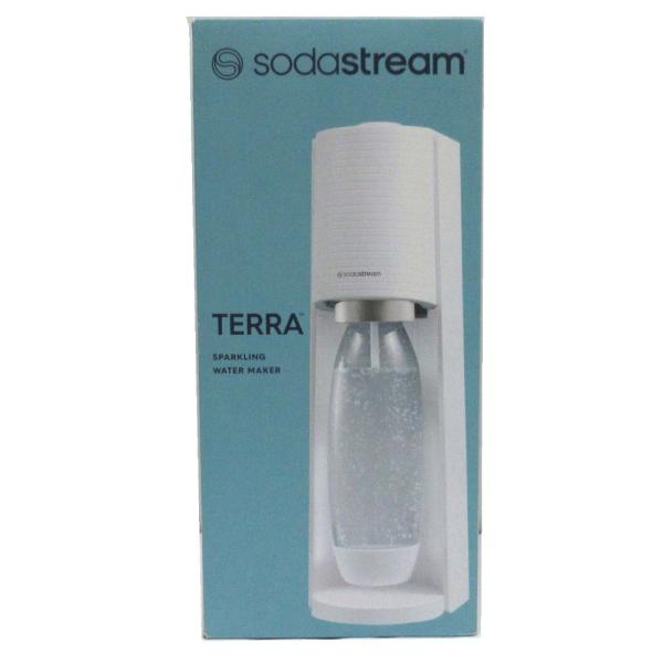 未使用品 ソーダストリーム テラ TERRA スターターキット 炭酸水メーカー ホワイト SSM11...
