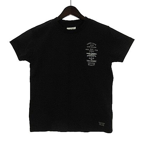 クライミー THE CRIMIE Tシャツ カットソー 半袖 プリント 黒 ブラック XS メンズ ...