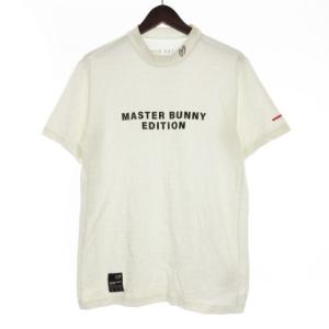 マスターバニー MASTER BUNNY Tシャツ 半袖 ハイネック ゴルフウェア 5 ホワイト 231012E メンズ｜vectorpremium