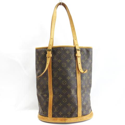 ルイヴィトン LOUIS VUITTON モノグラム バケット GM ショルダー バッグ トート M...