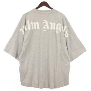 パームエンジェルス PALM ANGELS バッグロゴ Tシャツ カットソー 半袖 PMAA002C99JER001 グレー L メンズ