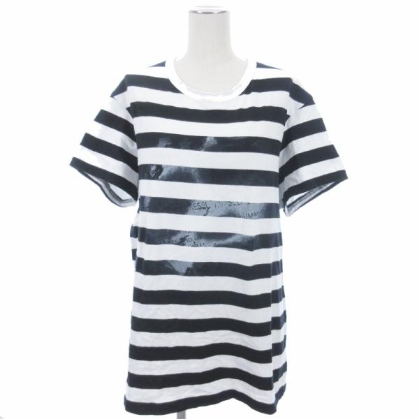 ヨウジヤマモト YOHJI YAMAMOTO Tシャツ カットソー 半袖 ボーダー FG-T55-9...