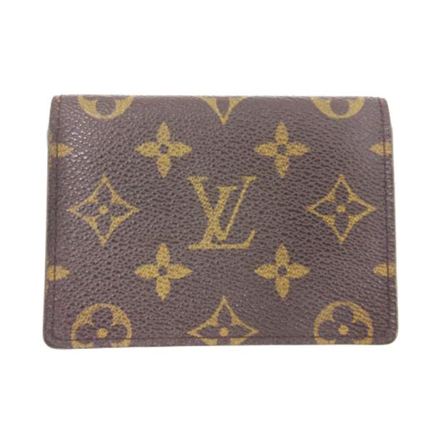 ルイヴィトン LOUIS VUITTON モノグラム ポルト2カルト ヴェルティカル パスケース M...