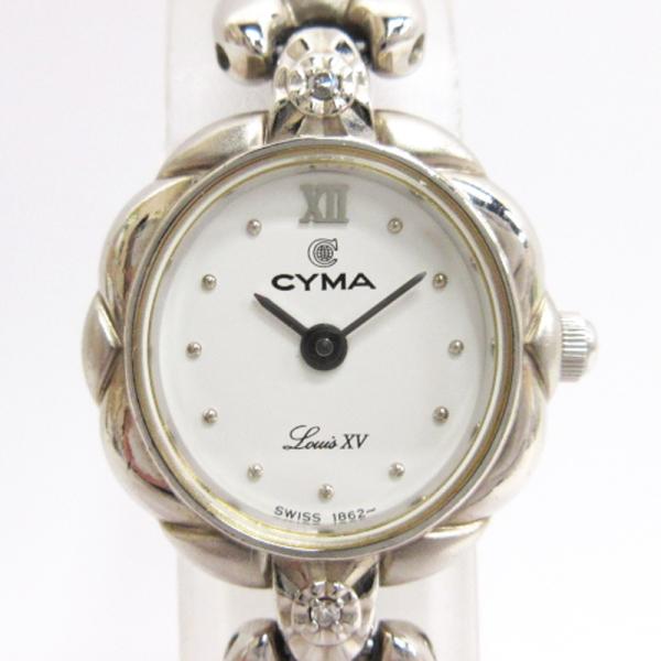 シーマ CYMA Louis XV 腕時計 クォーツ シルバーカラー ■GY99 レディース