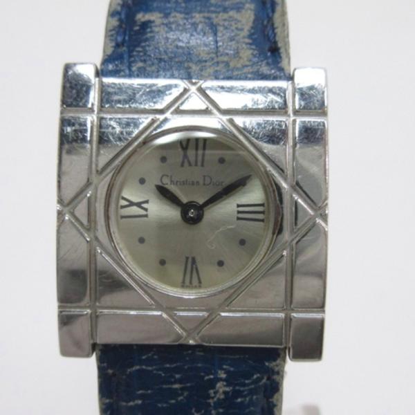クリスチャンディオール Christian Dior クールカレ 腕時計 スクエア クォーツ D82...