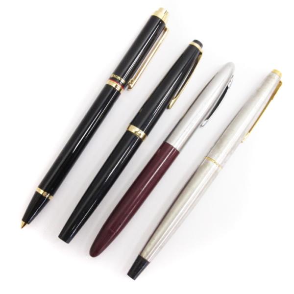 パーカー parker SHEAFFERS PILOT 等 万年筆 シャーペン 4点 セット ジャン...
