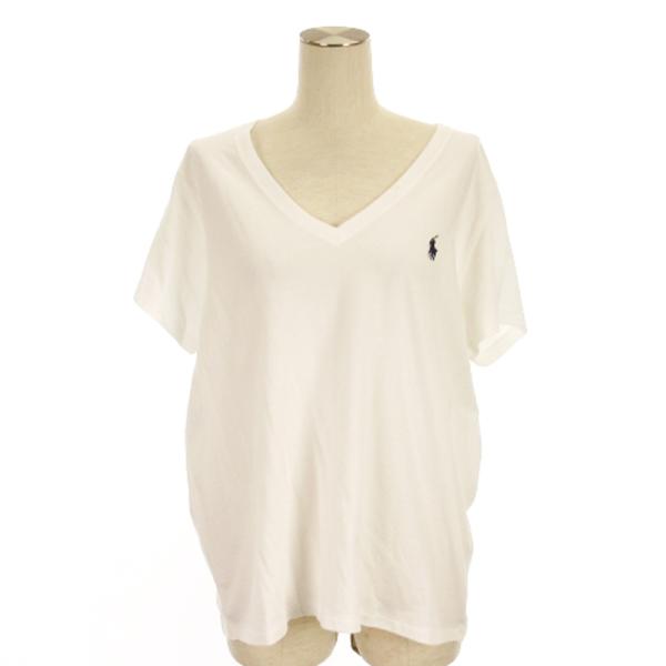 ポロ ラルフローレン POLO RALPH LAUREN Vネック Tシャツ カットソー 半袖 刺繍...
