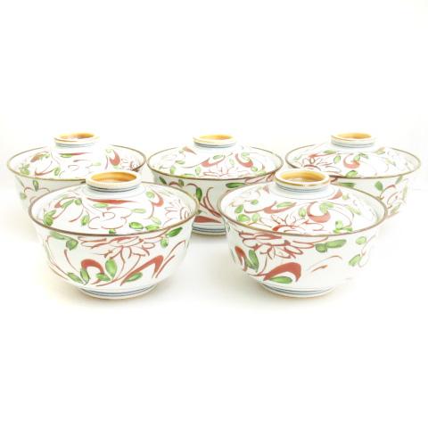 菊万歴 総柄 どんぶりセット 5個セット 食器 その他