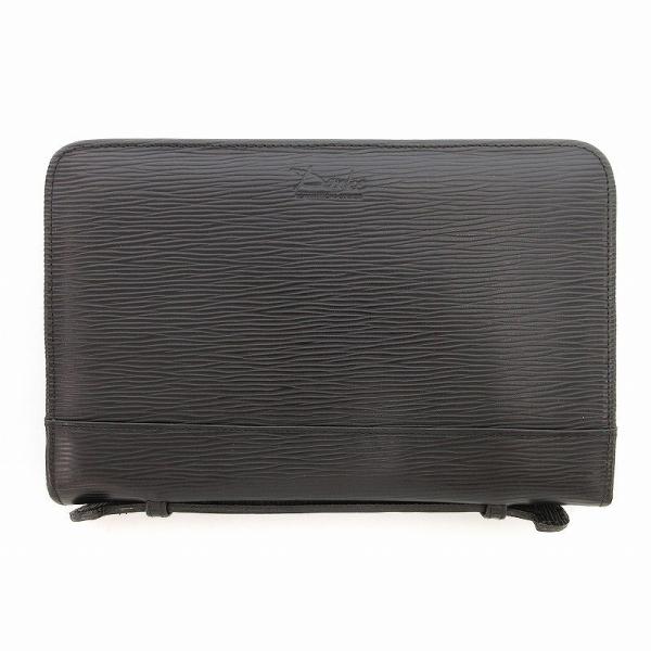 Danke ダンケ セカンドバッグ クラッチ 型押し 黒 ブラック /UO ■GY99 レディース