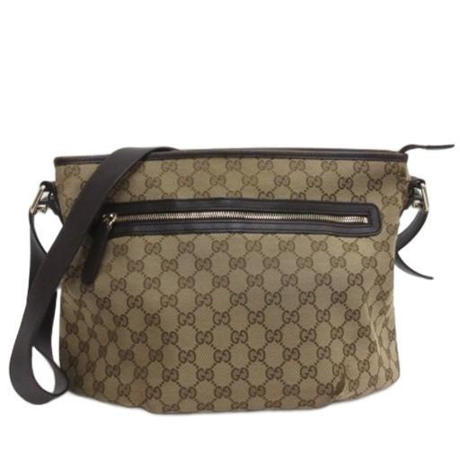 グッチ GUCCI GGキャンバス ショルダーバッグ 388930 ベージュ系 メンズ レディース
