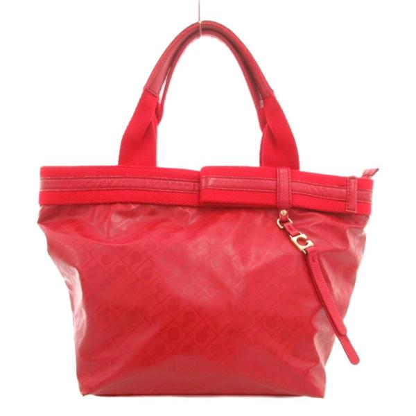 ゲラルディーニ GHERARDINI ハンドバッグ 赤 レッド 総柄 GHERARDINI /YJ ...