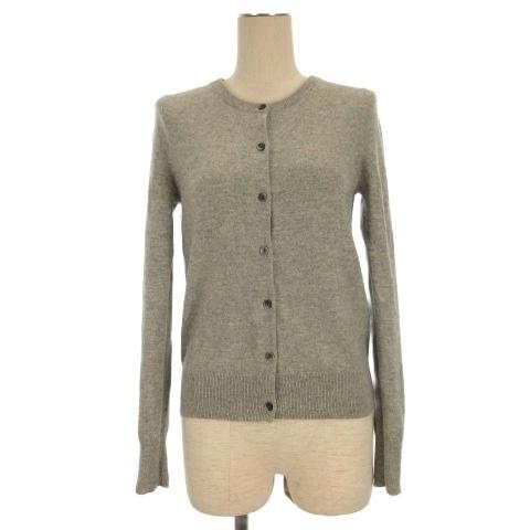 ユニクロ UNIQLO カシミヤ クルーネック カーディガン ニット 長袖 グレー S 251121...