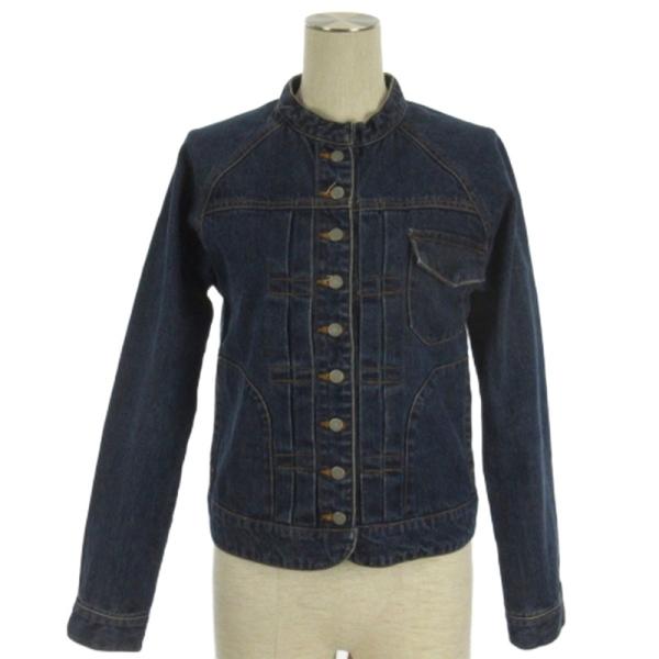 スースースーコンフォート si-si-si comfort バンドカラー デニムジャケット インディ...