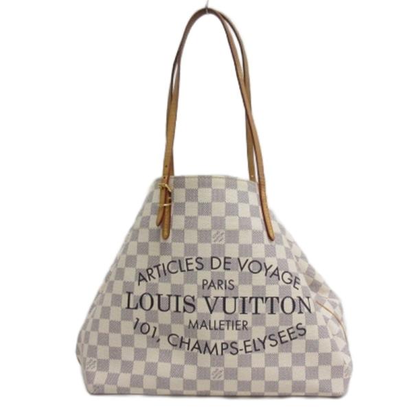 ルイヴィトン LOUIS VUITTON ダミエアズール カバMM トートバッグ N41375 アイ...