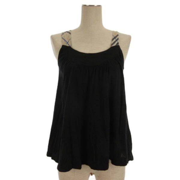 バーバリーブルーレーベル BURBERRY BLUE LABEL ノースリーブ カットソー ノバチェ...