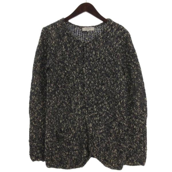 ノンネイティブ nonnative メランジ ニット カーディガン ネイビー 0 ■TC メンズ