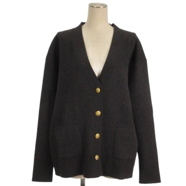 未使用品 ジャーナルスタンダード レリューム タグ付き 25AW コットンカシミヤミックス ダブルニ...