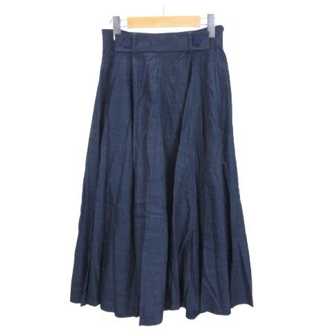 アドーア ADORE デニム スカート ロング 38 インディゴ ■TC レディース