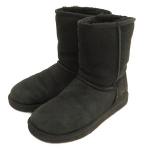 アグ オーストラリア UGG australia Classic Short ムートン ショートブーツ 5825 7 ブラック 260205E 靴 ■TC レディース