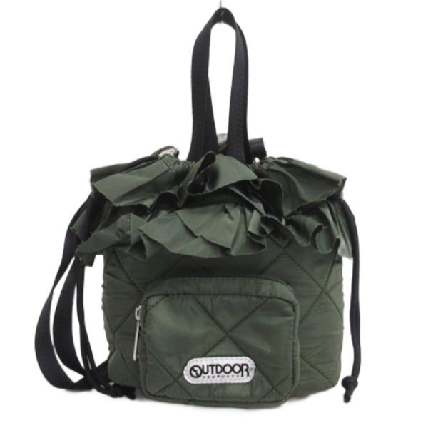 アウトドアプロダクツ OUTDOOR PRODUCTS フリル 巾着 ショルダーバッグ ハンド カー...