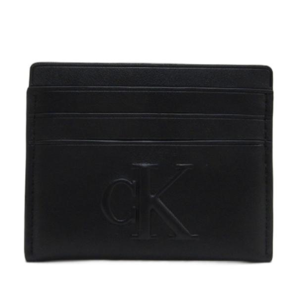 カルバンクラインシーケー Calvin Klein C.K CKロゴ カードケース パスケース ブラ...