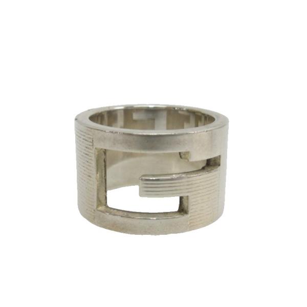 グッチ GUCCI Gリング 指輪 925 シルバー 8号 計10.9g レディース