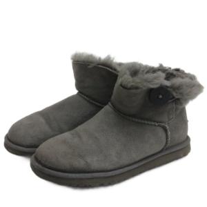 アグ オーストラリア UGG australia ムートン ショートブーツ 3352 グレー 22cm レディース