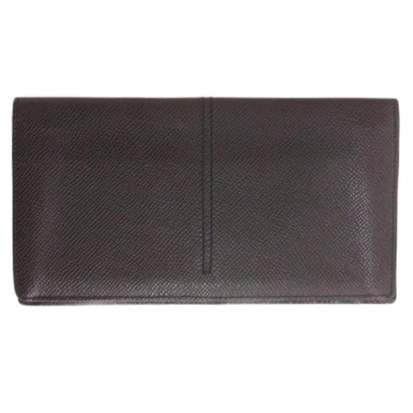 トッズ TOD'S レザー 長財布 札入れ ブラウン ■GY12 メンズ レディース