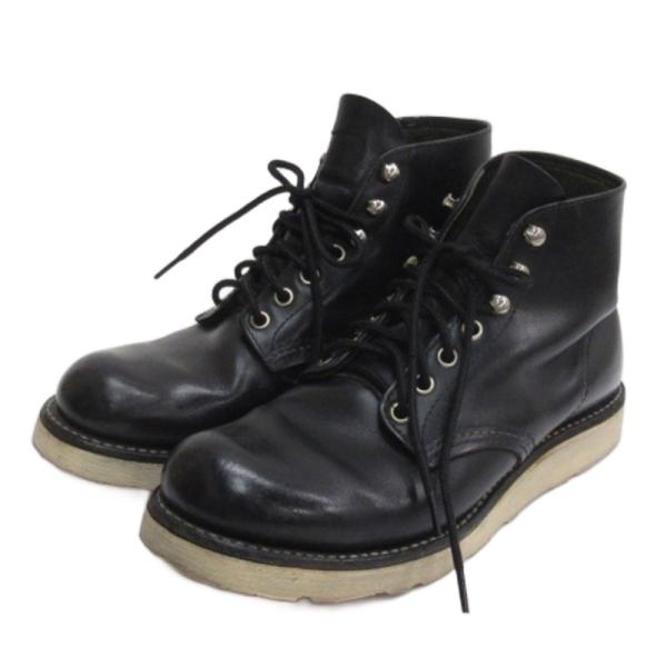 レッドウィング REDWING ブーツ 8165 USA製 ブラック 7D 25cm ■GY62 メ...