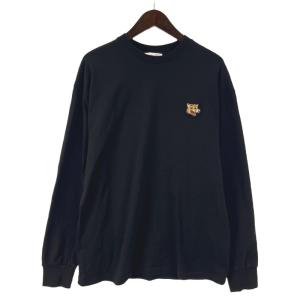 オニツカタイガー Onitsuka Tiger タイガーワッペン Tシャツ カットソー 長袖 ブラック M メンズ