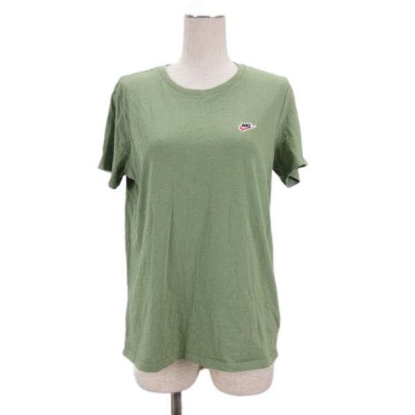 ナイキ NIKE Ｔシャツ 半袖 カーキ L  レディース