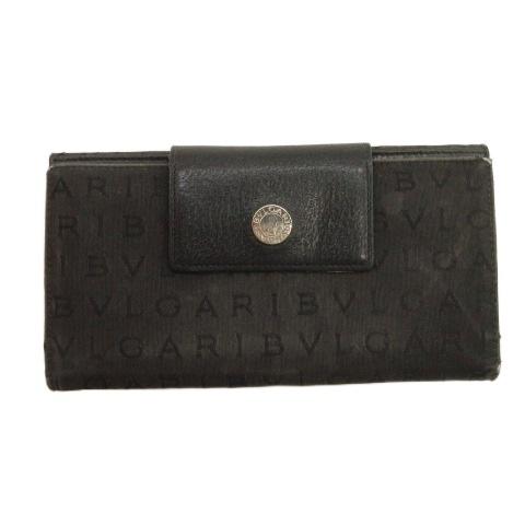 ブルガリ BVLGARI 長財布 ウォレット ロゴマニア ブラック 260810E メンズ レディー...