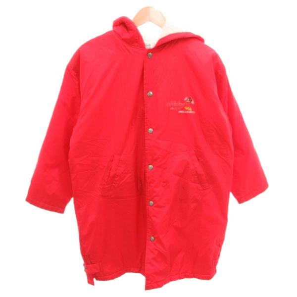 Mickey by Jerry Leigh ミッキー ナイロンコート プリント 裏ボア フード ロン...