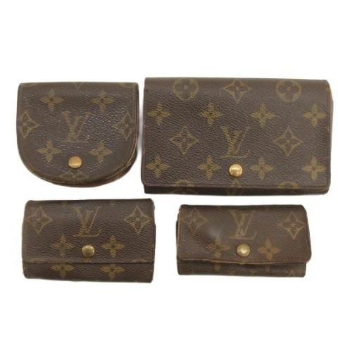 ルイヴィトン LOUIS VUITTON モノグラム 財布 キーケース 4点 ジャンク ブラウン ■...