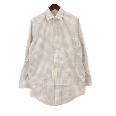 未使用品 ブルックスブラザーズ BROOKS BROTHERS シャツ 長袖 チェック マルチカラー...