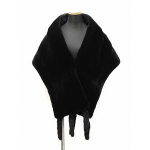 中古 未使用品 サガミンク SAGA MINK ストール ショール ケープ 和装 着物 レディース ...