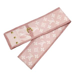 ルイヴィトン LOUIS VUITTON M72339 バンドー・ニューデニム・スカーフ PINK(...