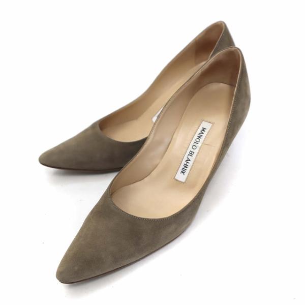 マノロブラニク MANOLO BLAHNIK VARENNA SUEDE スエード ハイヒール BB...