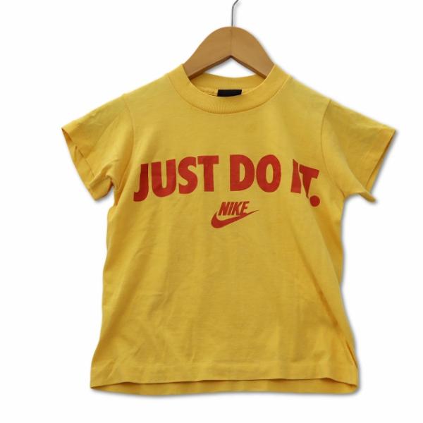 ナイキ NIKE 90s vintage 紺タグ Boys クルーネック 半袖 JUST DO IT...