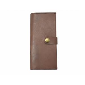 HANATORA ハナトラ ヌメ革 ウォルナット ペンケース O DARK BROWN ダークブラウ...