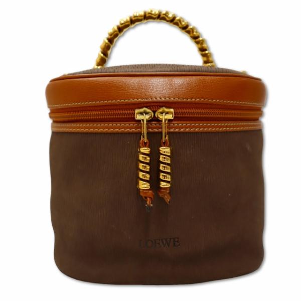 ロエベ LOEWE ヴィンテージ ベラスケス ツイスト金具 トップハンドル バニティバッグ レディー...