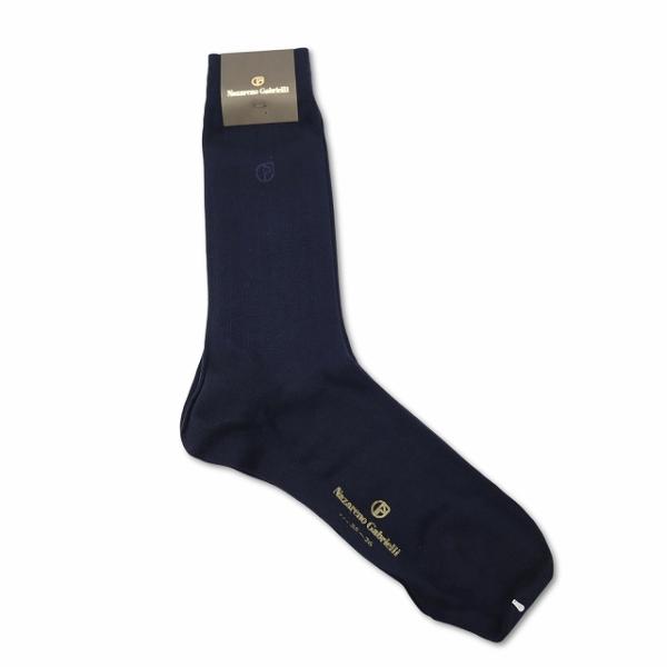 未使用品 Nazareno Gabrielli ナザレノガブリエリ シャドーストライプ 靴下 ソック...